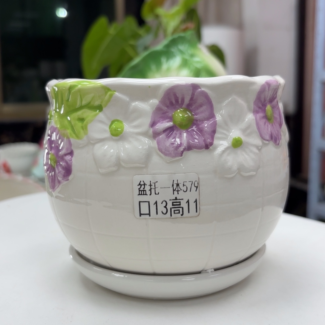 @夏西陶瓷花盆@@5579