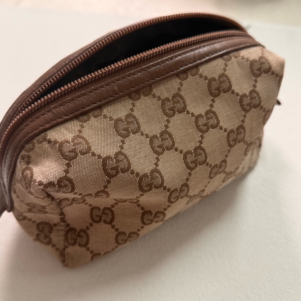 90新 GUCCI/古驰 【六六中古】孤品复古化妆包gm0693尺寸20*9*7