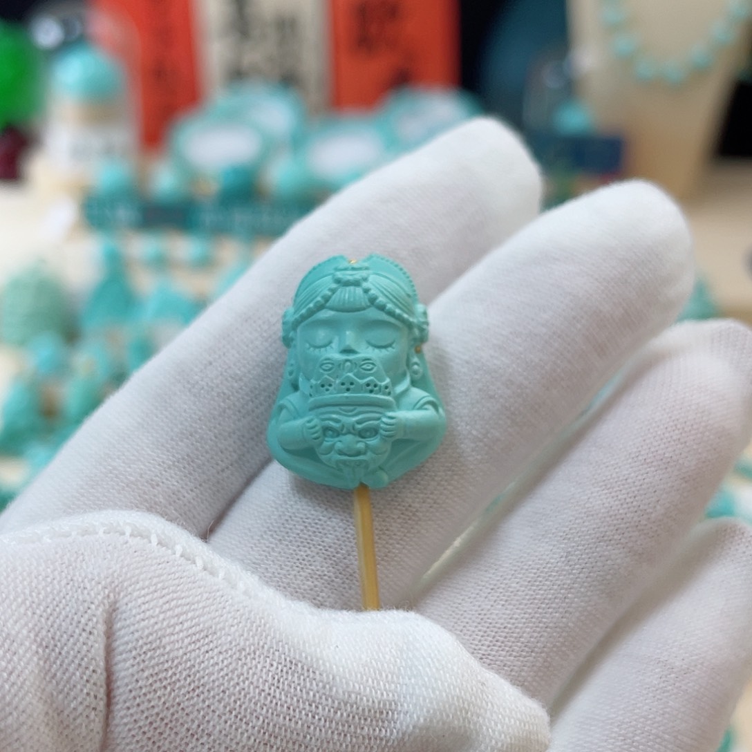 绿松石珠宝奇石未镶嵌