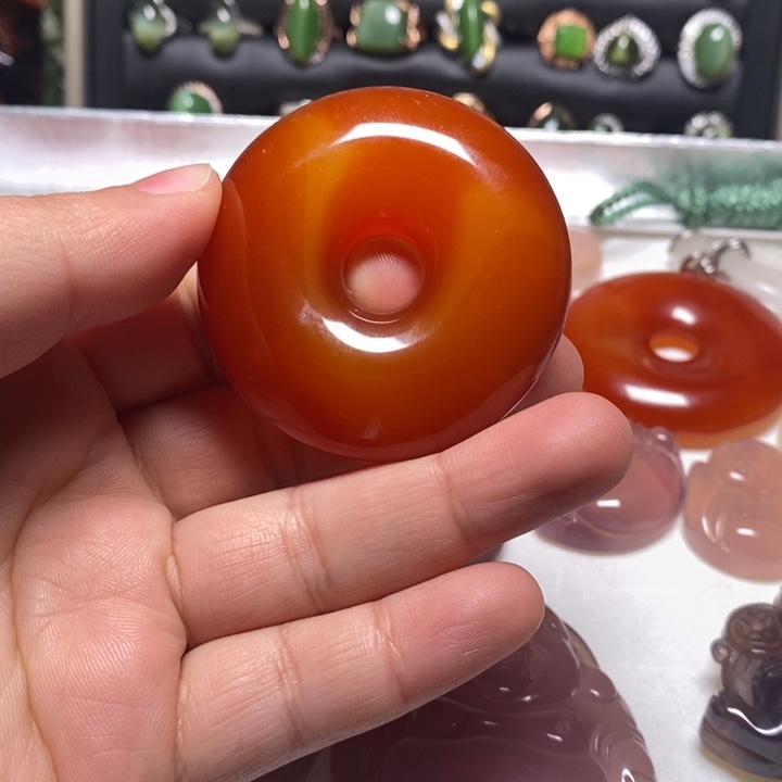 和田玉银S925镶嵌颈饰