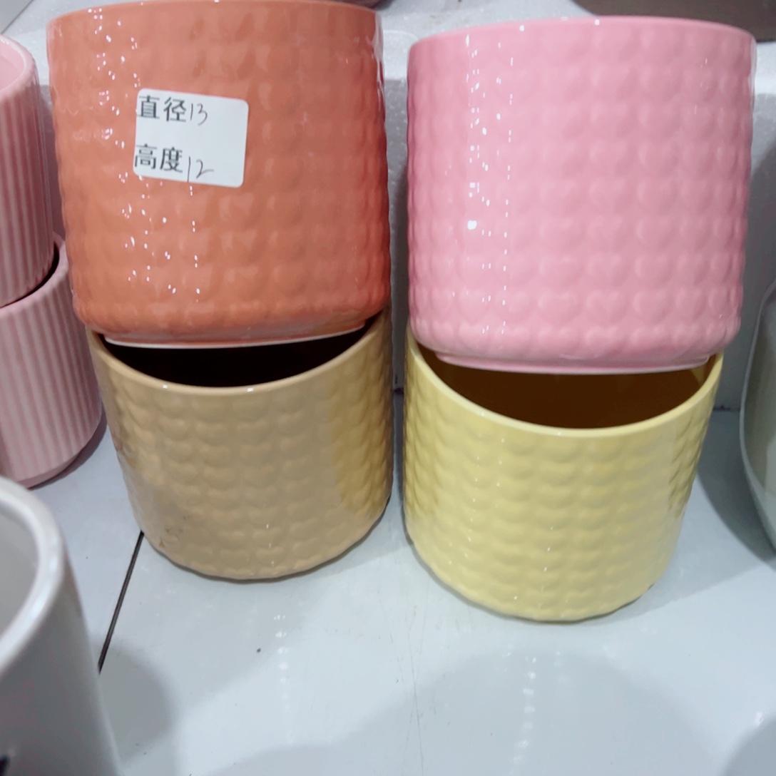 有孔，陶瓷花盆满10米包邮发货