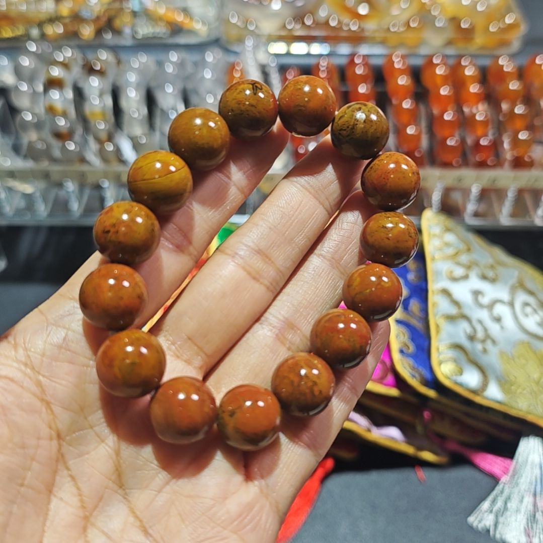 追***子玛瑙/玉髓未镶嵌颈饰