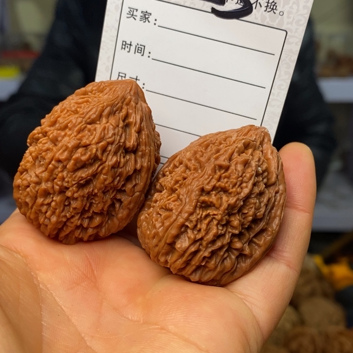 文玩核桃吊坠文玩核桃蒜头35 25