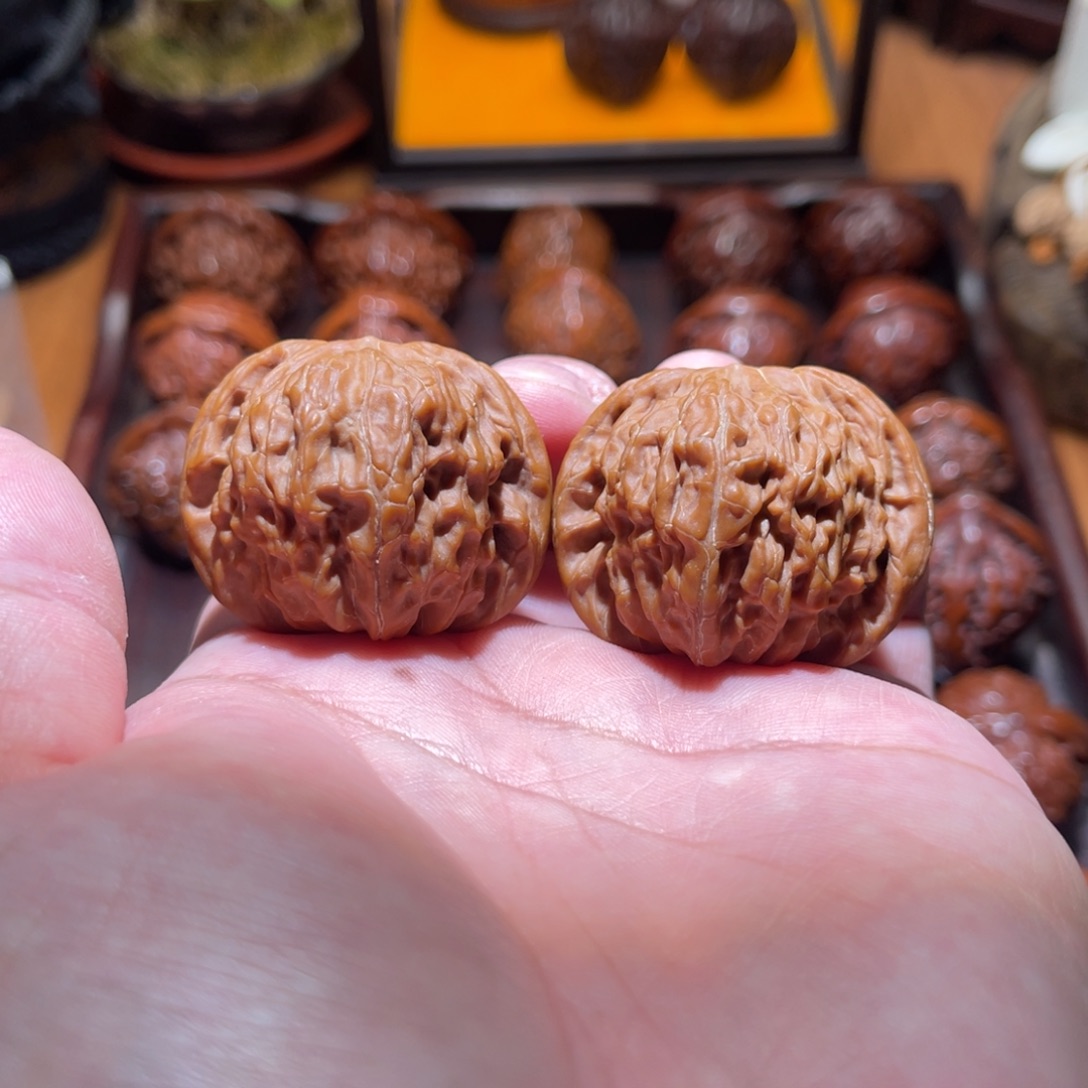 叶***子吊坠文玩核桃全品磨盘无药