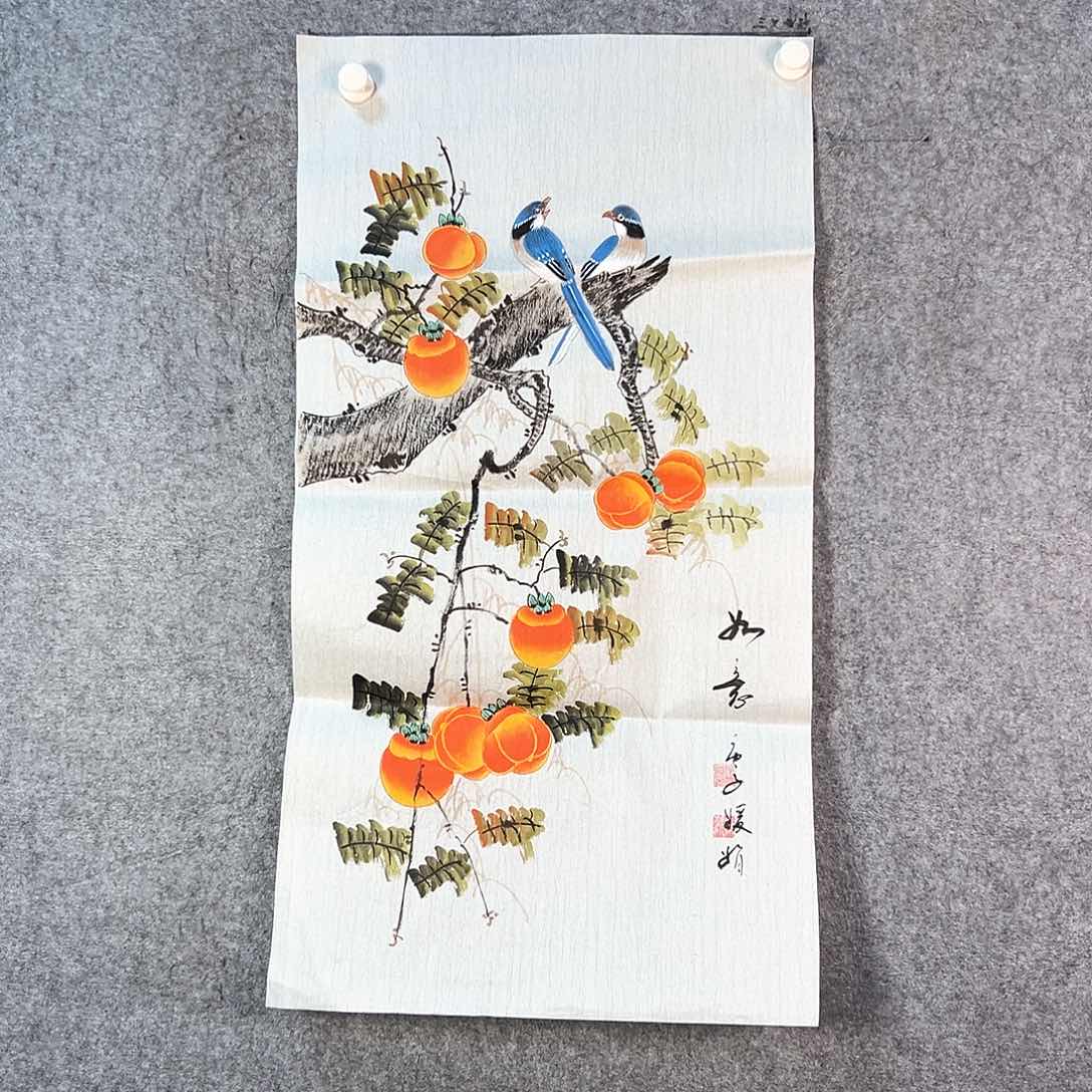 国画059 牡丹花盛开的季节里