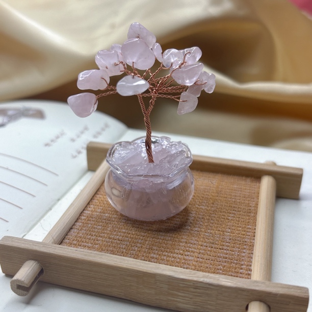 天然粉水晶树多样性发其一DN