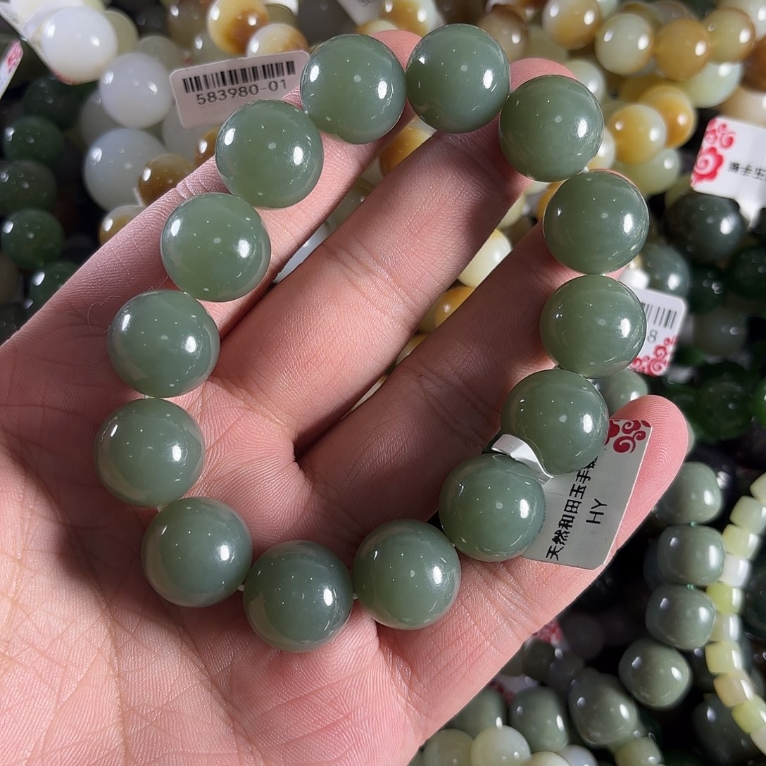 和田玉手链未镶嵌W36