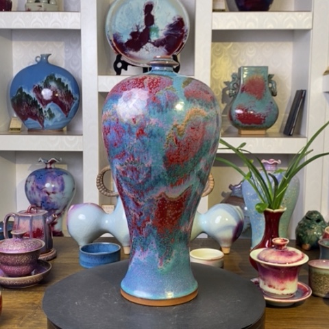 瓷片禹州神后钧瓷原产地~