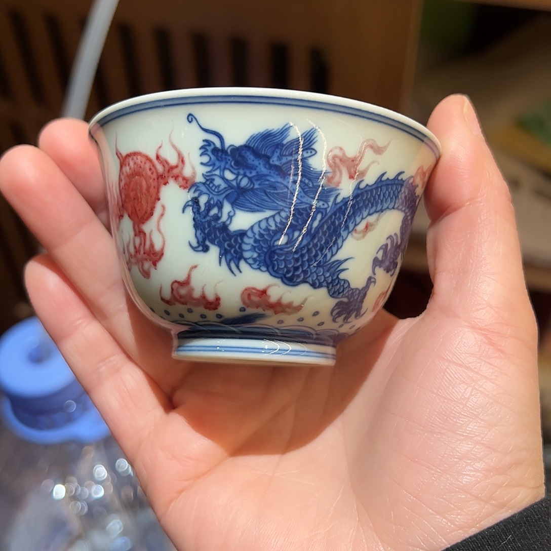 微瑕臻玉古坊原矿孔雀石釉里红