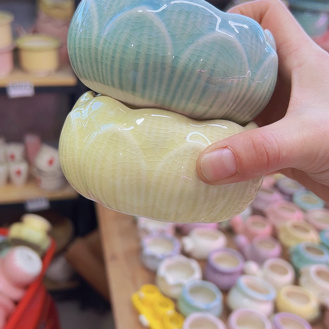 陶瓷花盆当场凑满12包邮