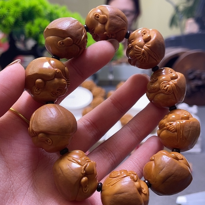 奋***斗橄榄核吊坠橄榄核