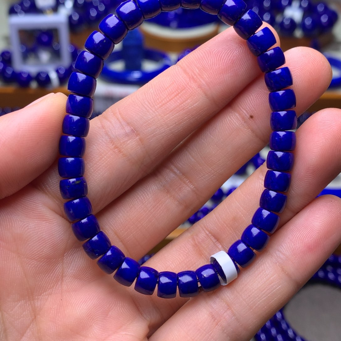 青金石手串未镶嵌6mm135