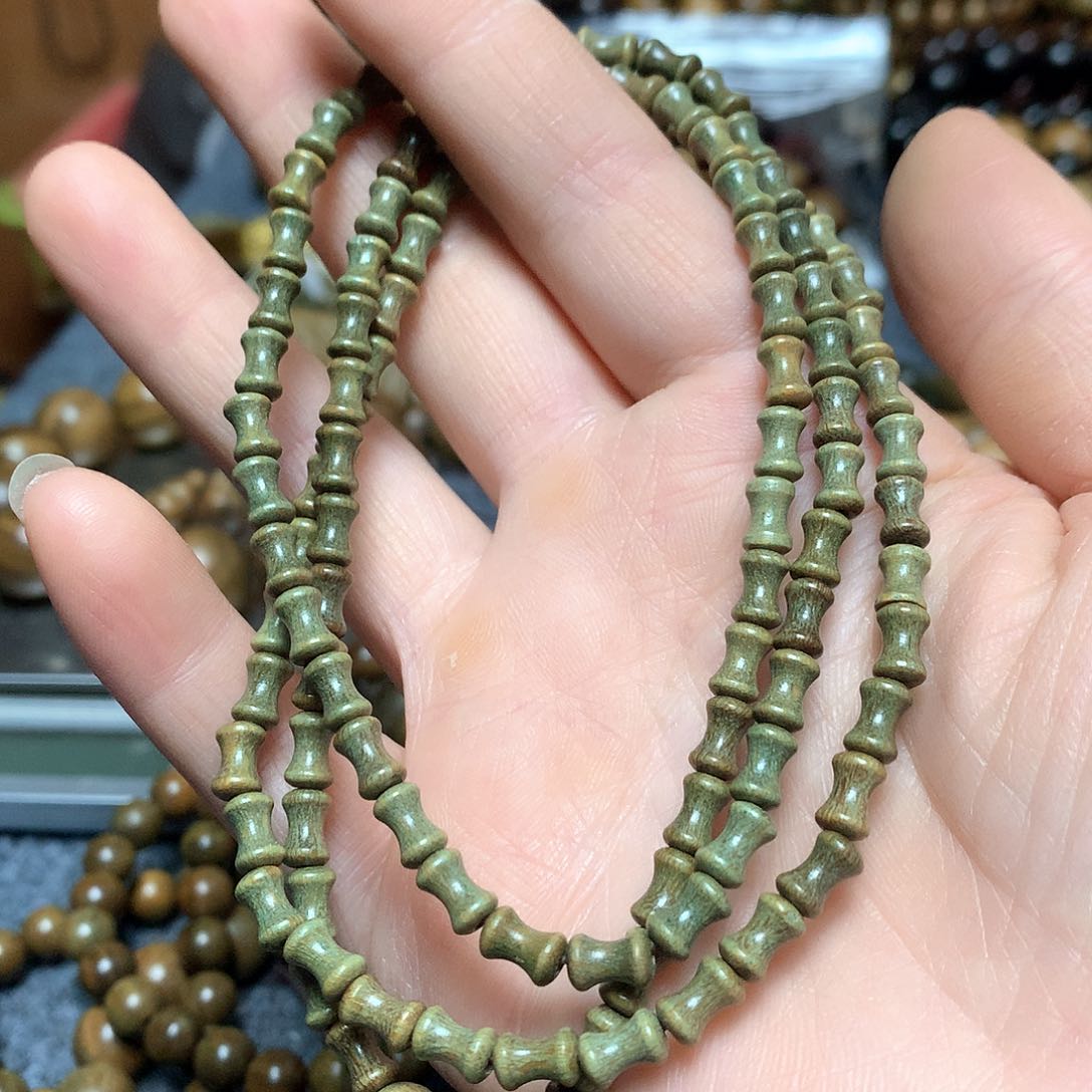 维腊木（绿檀）手串/手链項*枫