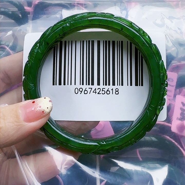 和田玉（碧玉）手镯未镶嵌5960