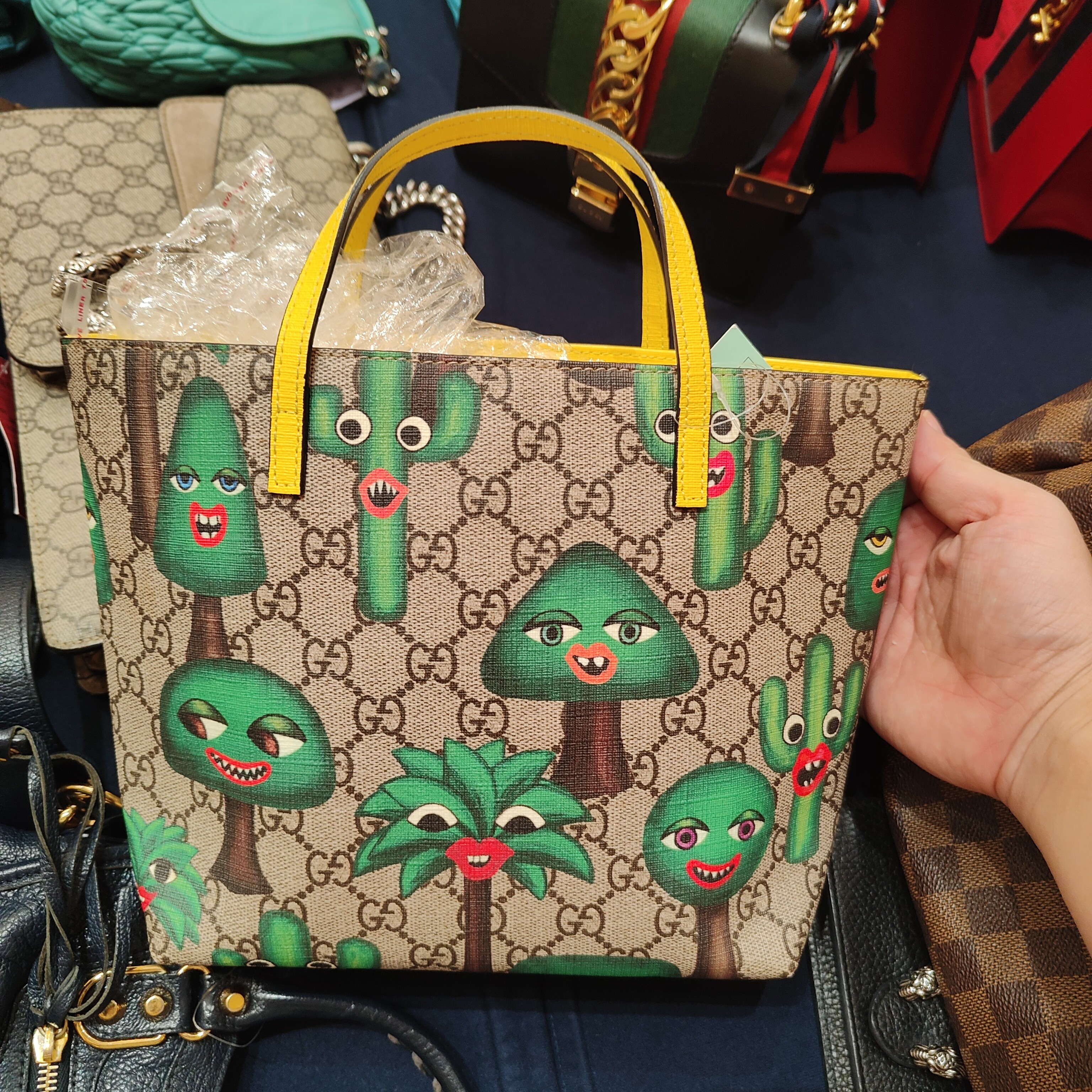 95新 GUCCI/古驰 包展专属 古驰老花童包