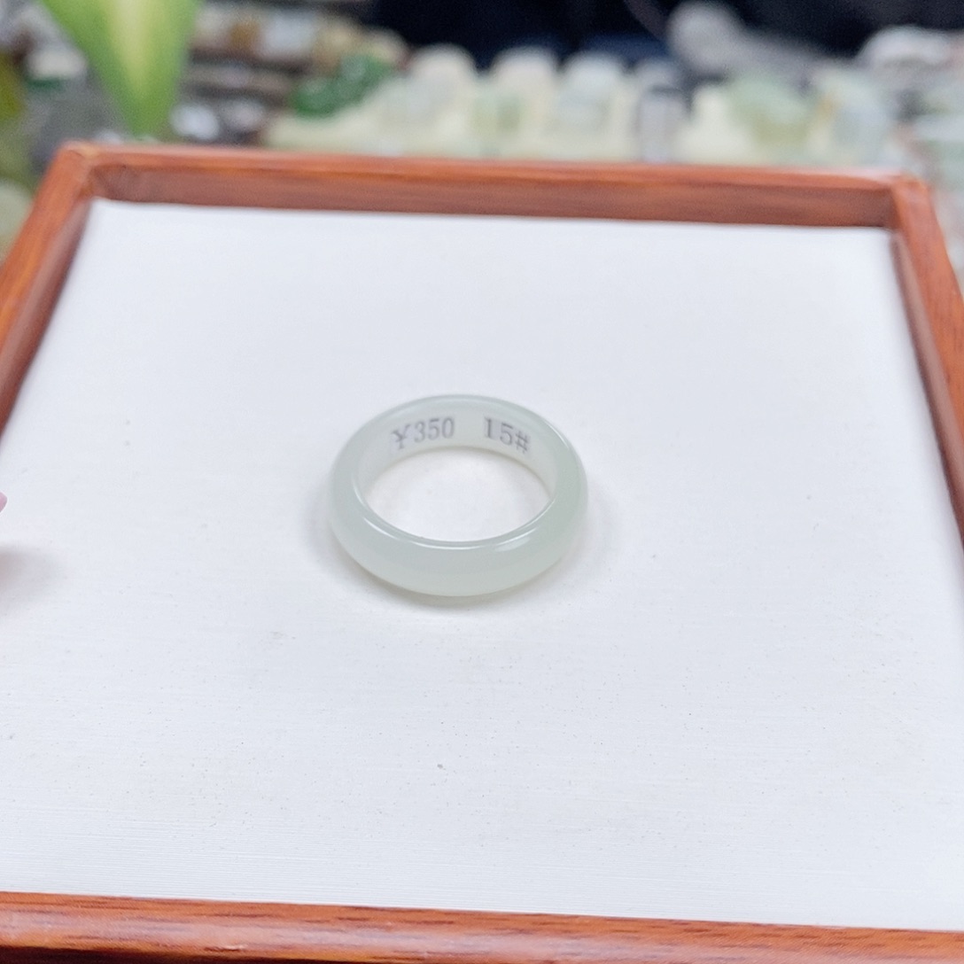 和田玉戒指未镶嵌仙****使专拍11-17.2