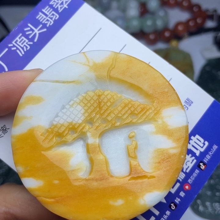 翡翠颈饰未镶嵌翡翠