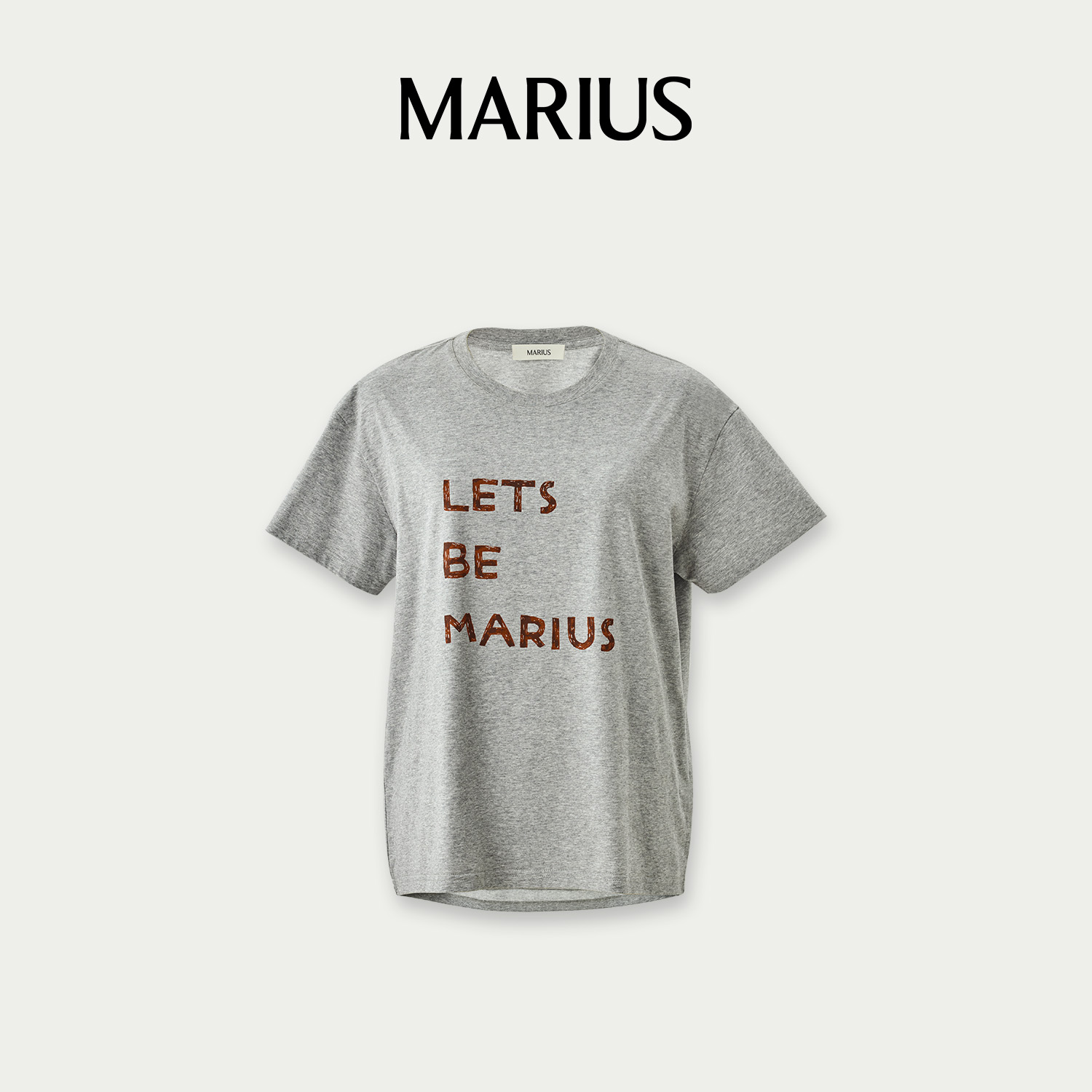 【夏日漫游】MARIUS‘短句’T简洁时尚字母T恤