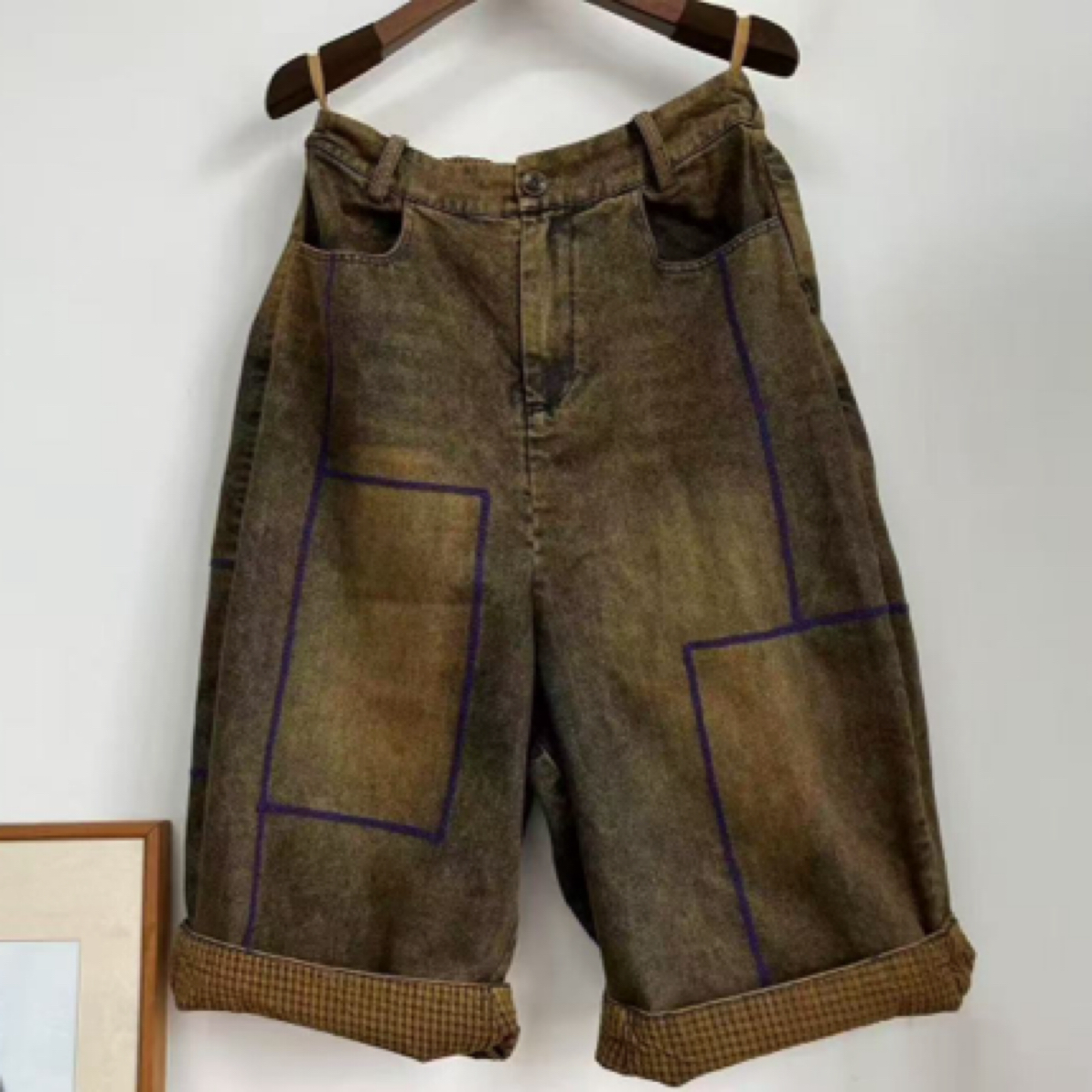 布忘初心分享 荼TU-K351065-1 牛仔中裤