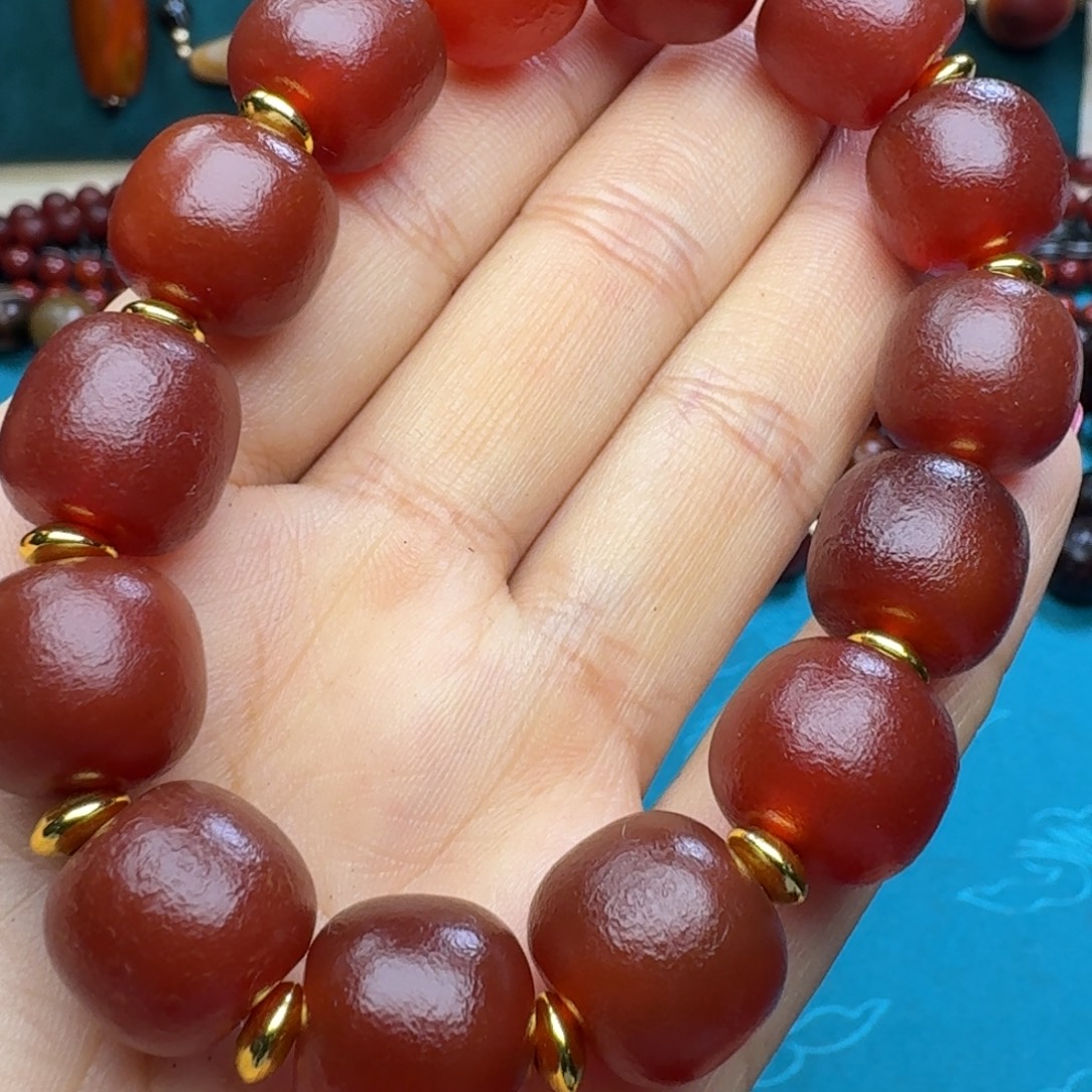 玛瑙/玉髓未镶嵌项链