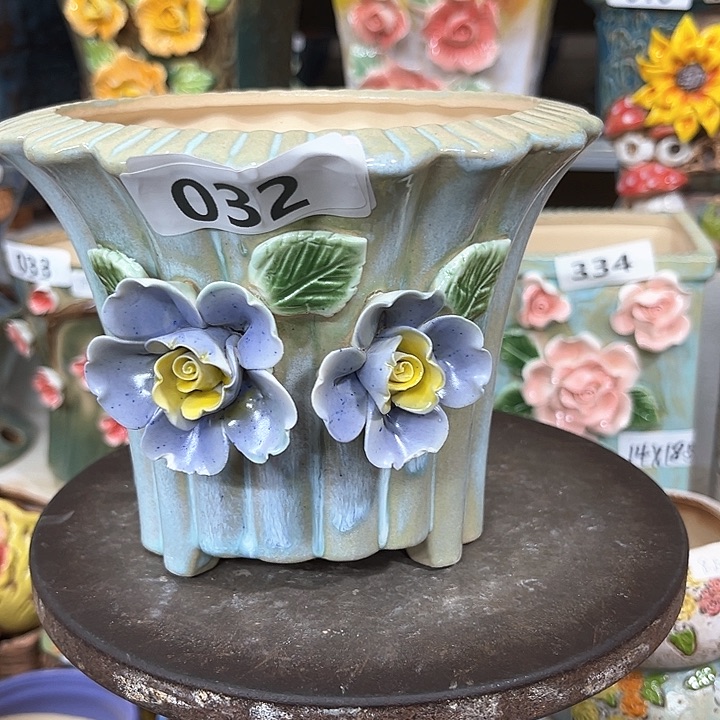 紫砂花盆粗陶材质多肉花盆