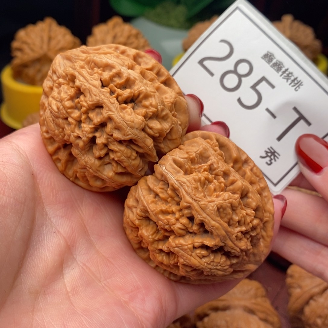 文玩核桃把件大粗筋48