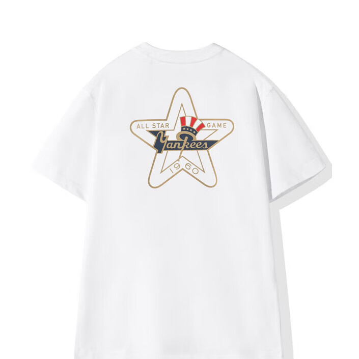 NEW ERA x MLB 纽亦华印花短袖T恤男女情侣宽松潮流