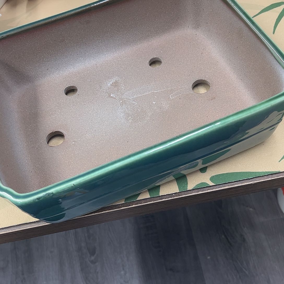 紫砂花盆风851号瑕疵处理介意勿拍小裂纹