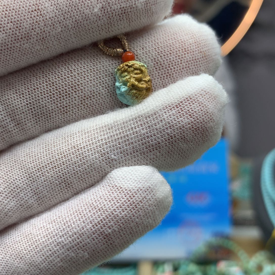 绿松石挂件未镶嵌