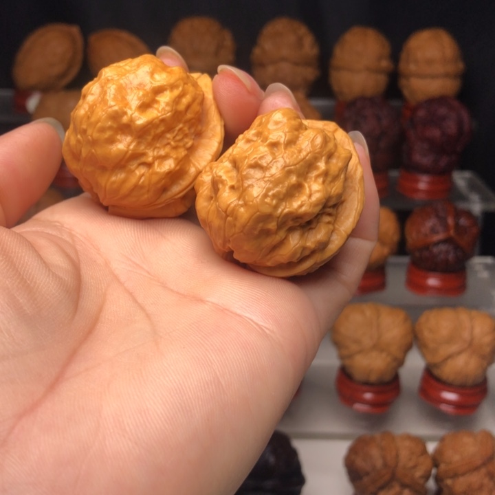 吊坠桃核2金玉满堂疙瘩包