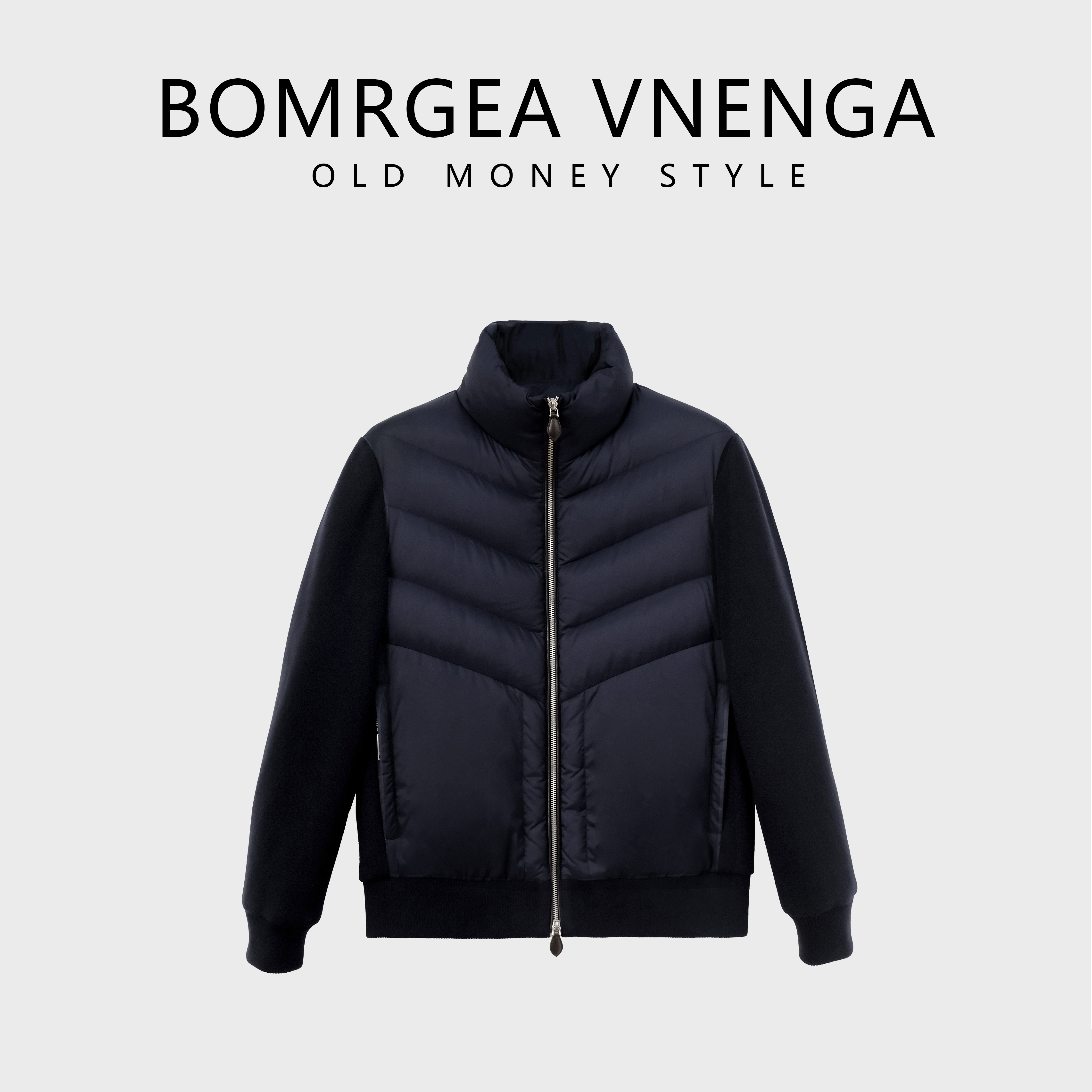 BV【布鲁提行政】高定秋冬新款90白鹅绒加厚羊毛羽绒外套