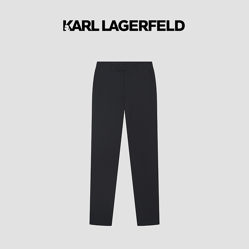 【官方男装】KARL LAGERFELD卡尔拉格斐秋冬羊毛西装裤1K1950401107