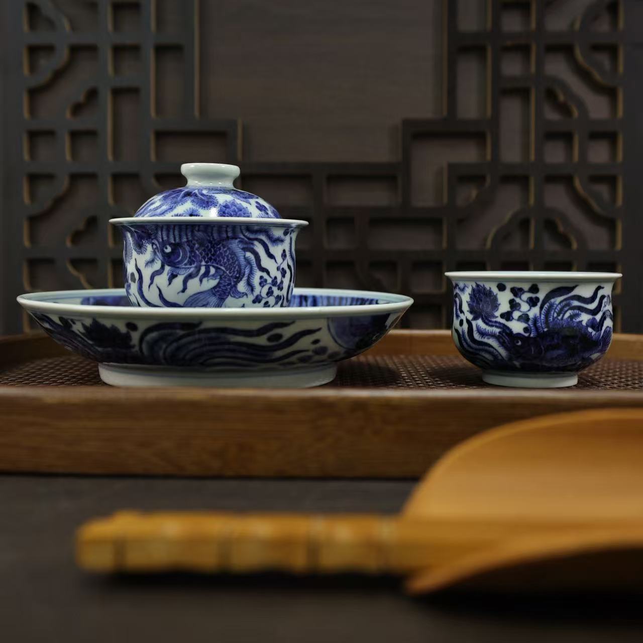 【逸古堂】鱼藻纹系列