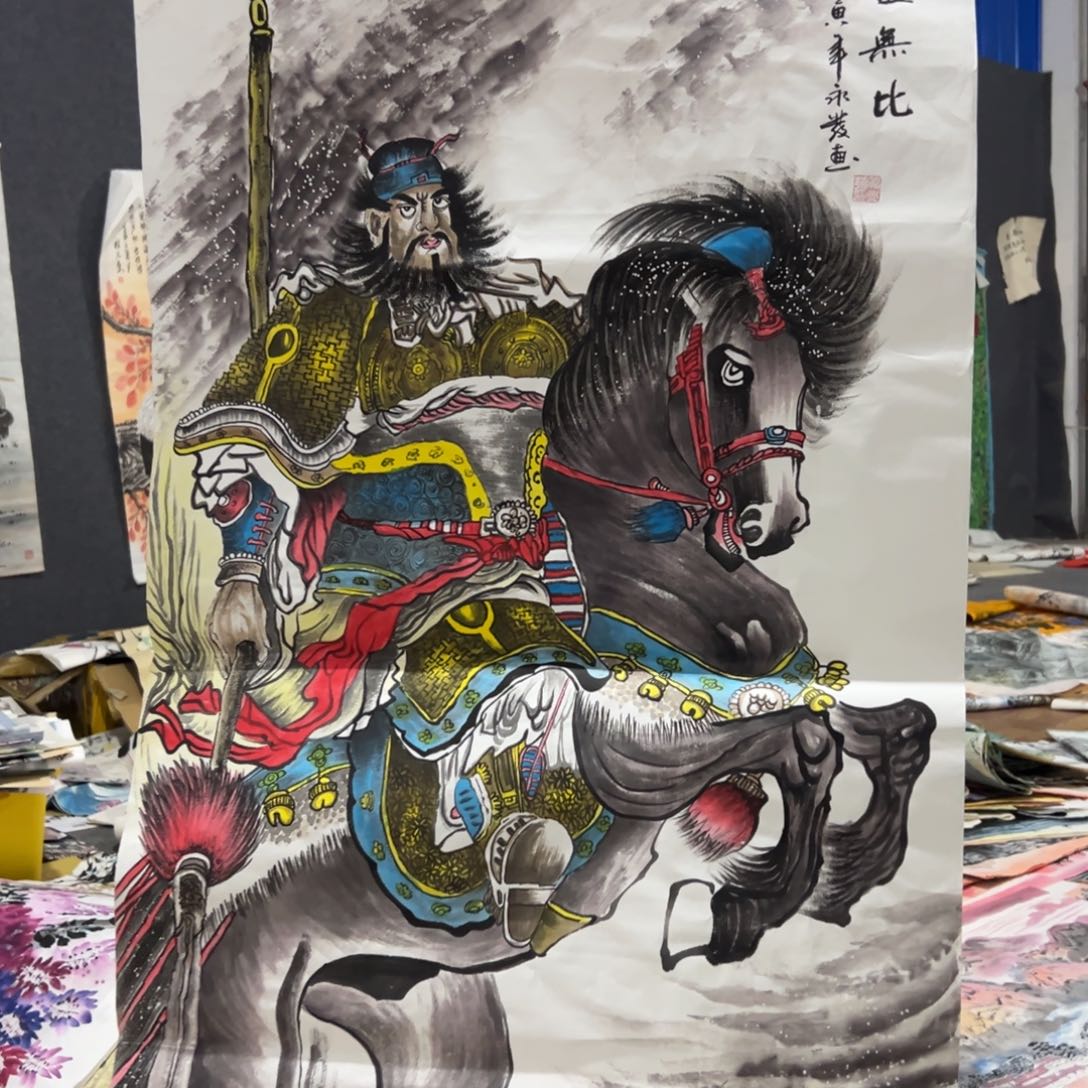 国画国画作品画心一张