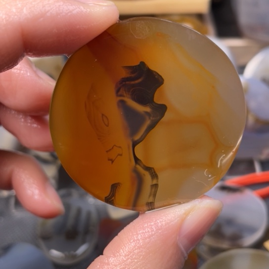 玛瑙/玉髓吊坠(不含链)未镶嵌