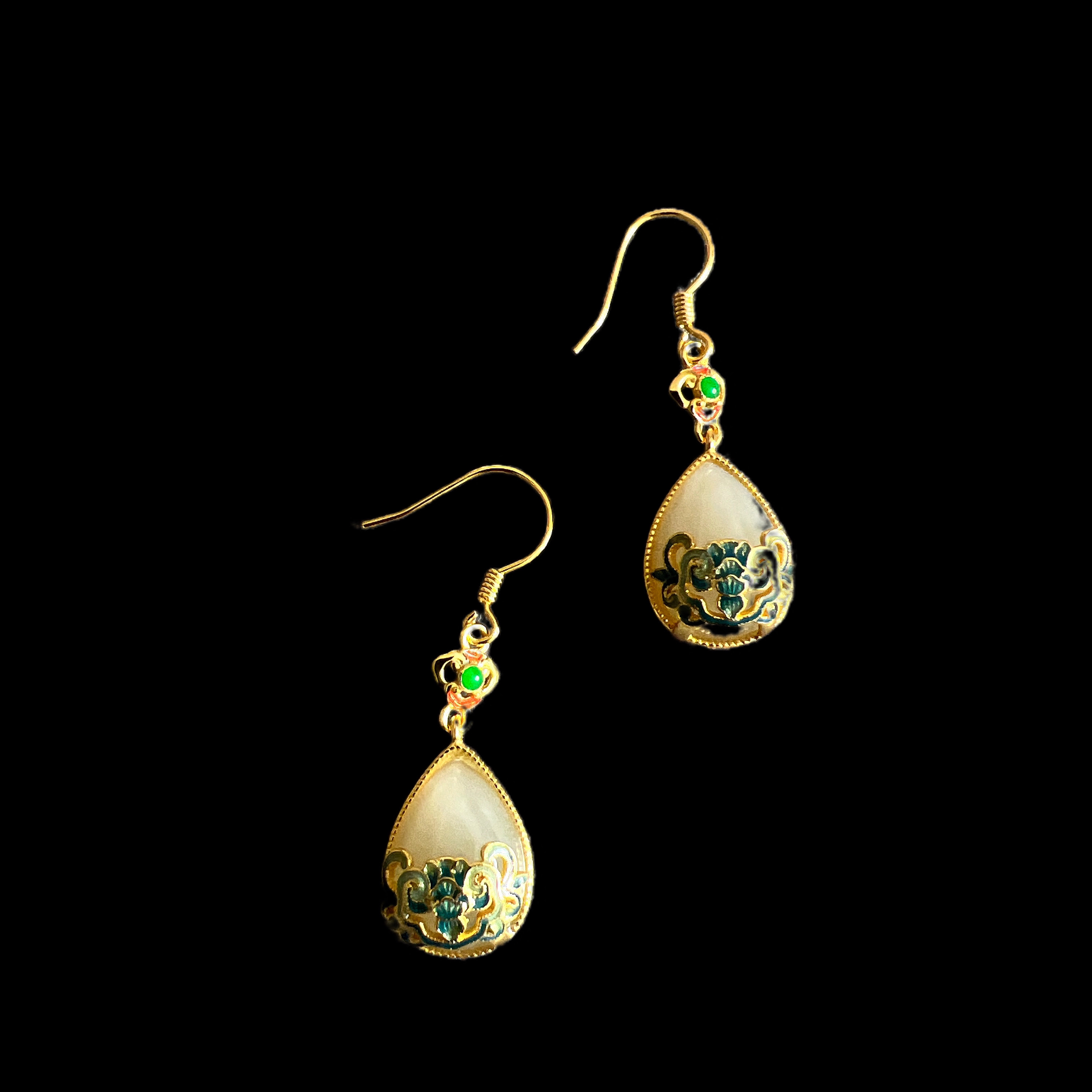 V3053和田玉耳坠（多样性发一）、