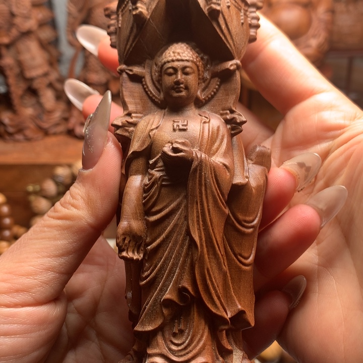 檀香木把件老山檀木