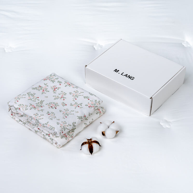 【京会社】纯棉老粗布床单230*250cm 香草电波