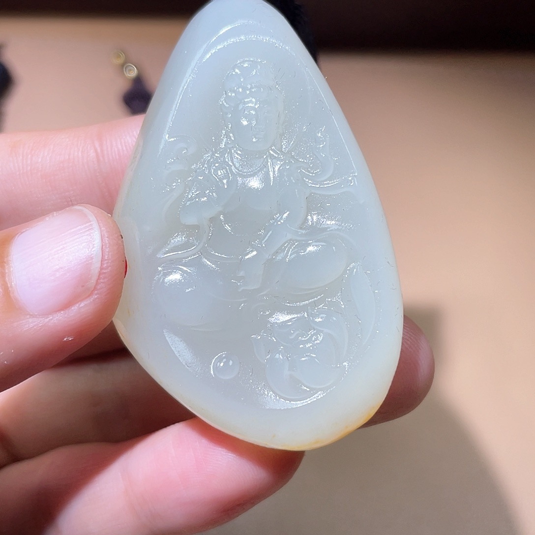 和田玉颈饰未镶嵌A7 