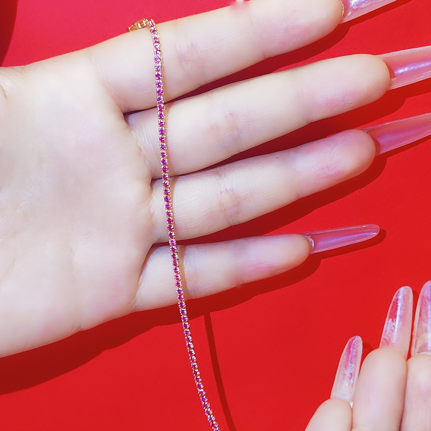 拉克沃纳—珍藏轻奢红宝-精工高订手链 304