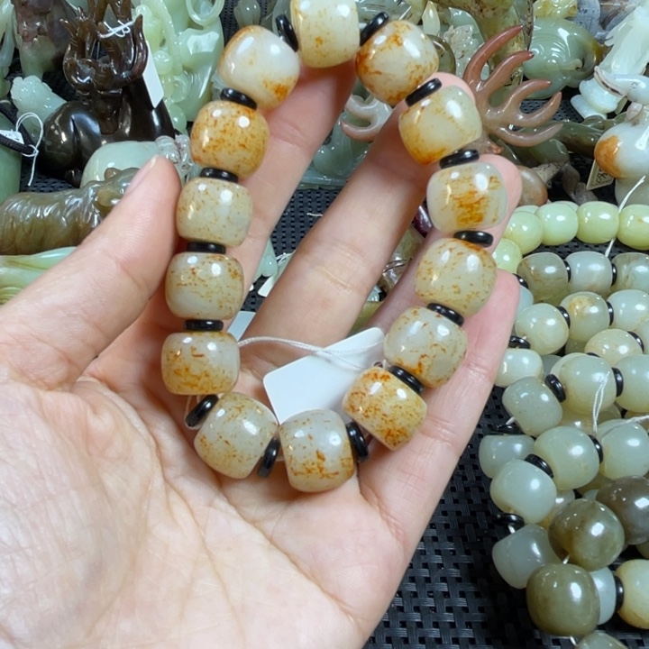 和田玉把件未镶嵌大**简