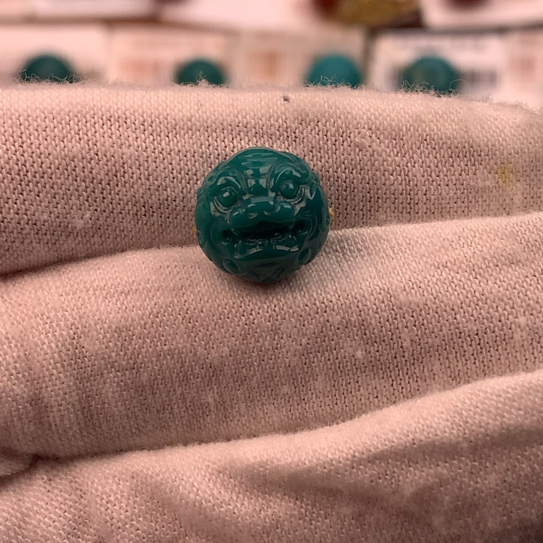 绿松石未镶嵌配饰蕊10.7