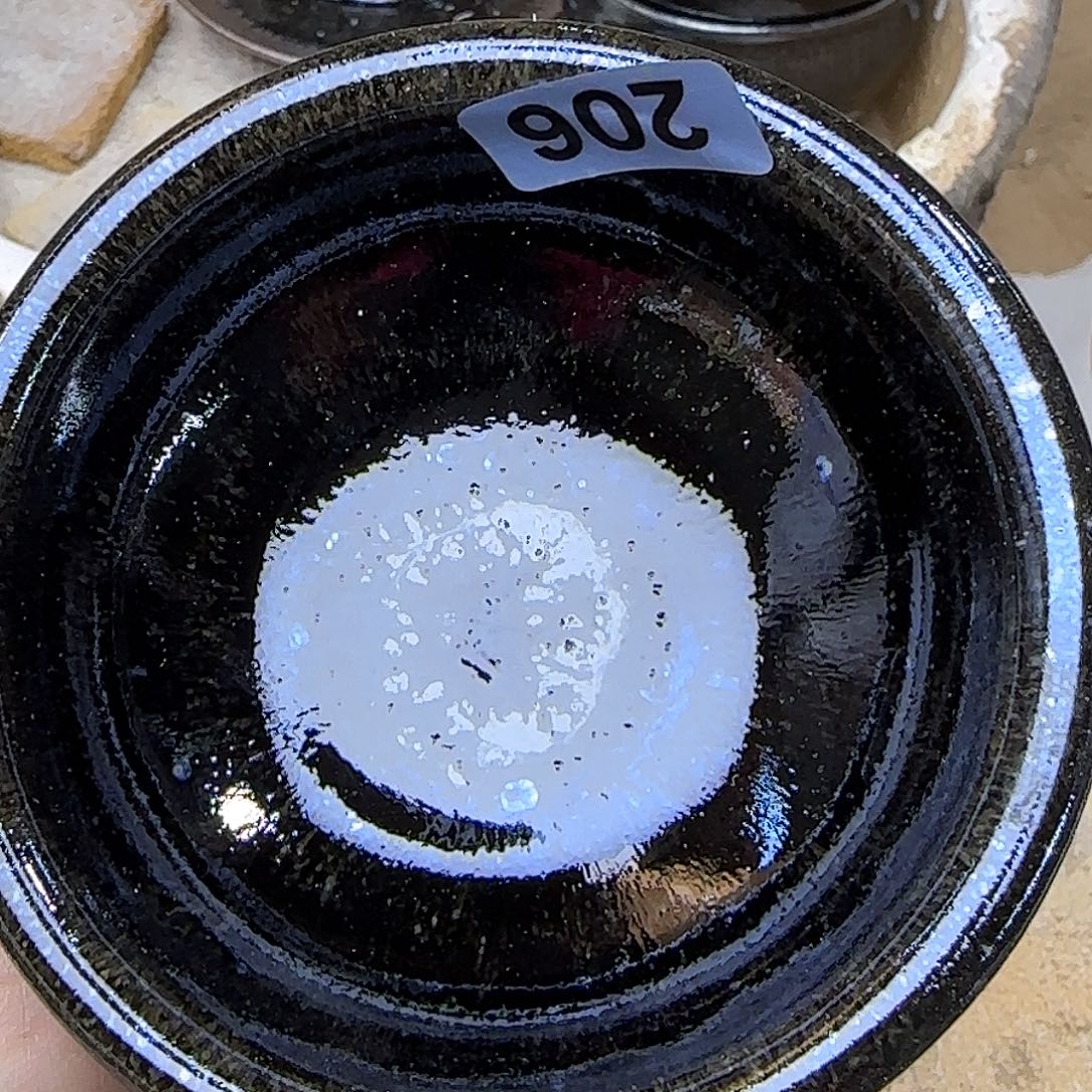 茶盏琢泥窑柴烧开窑