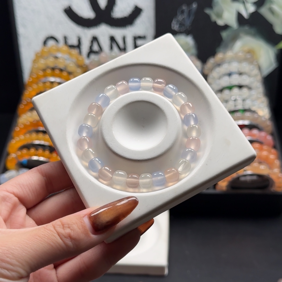 玛瑙/玉髓合金手链