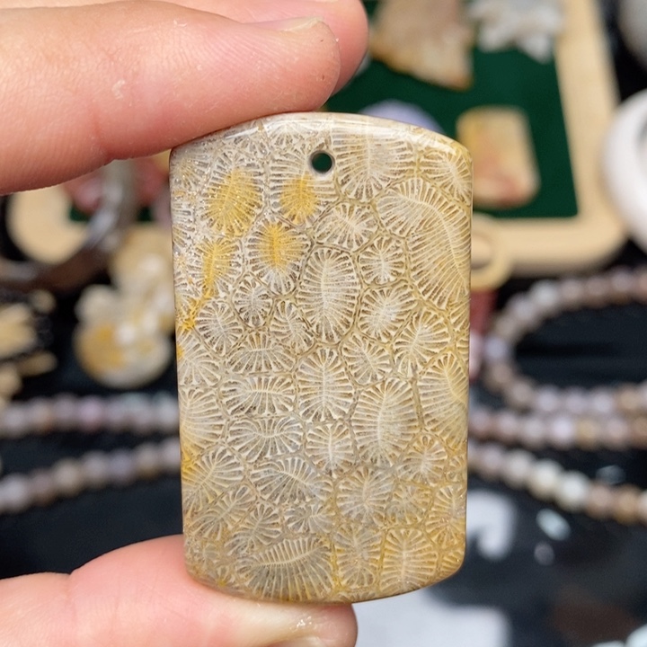 硅化珊瑚（珊瑚玉）手镯未镶嵌