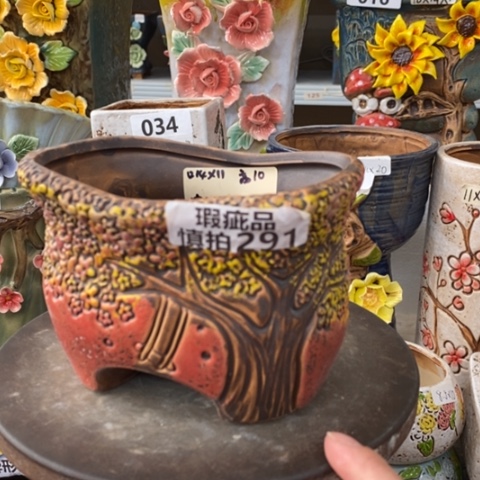 【闪购商品】红陶粗陶材质多肉花盆