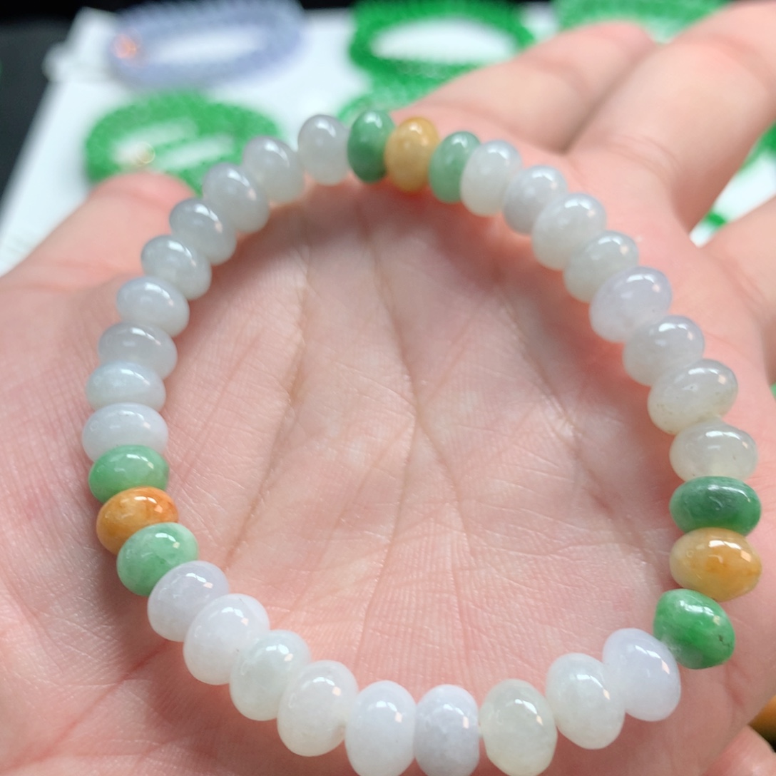 翡翠未镶嵌手链翡翠