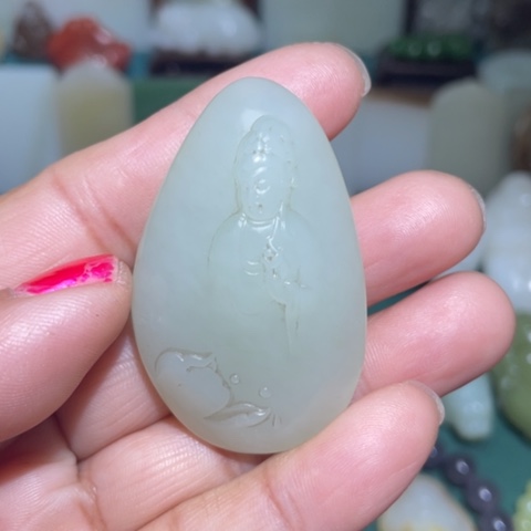 和田玉挂件未镶嵌