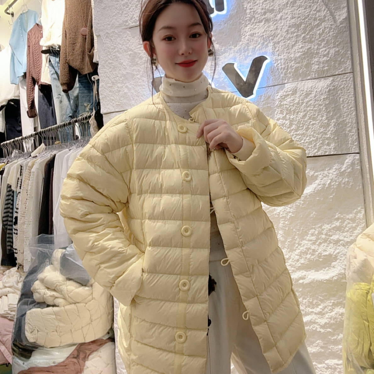 2025新款中长款羽绒服