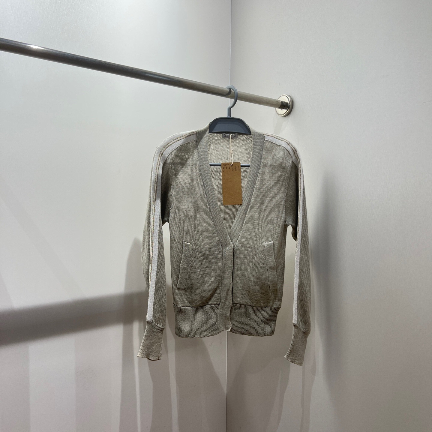 99新 Brunello Cucinelli/布鲁内洛·库奇内利 dec426 钉珠开衫 xs